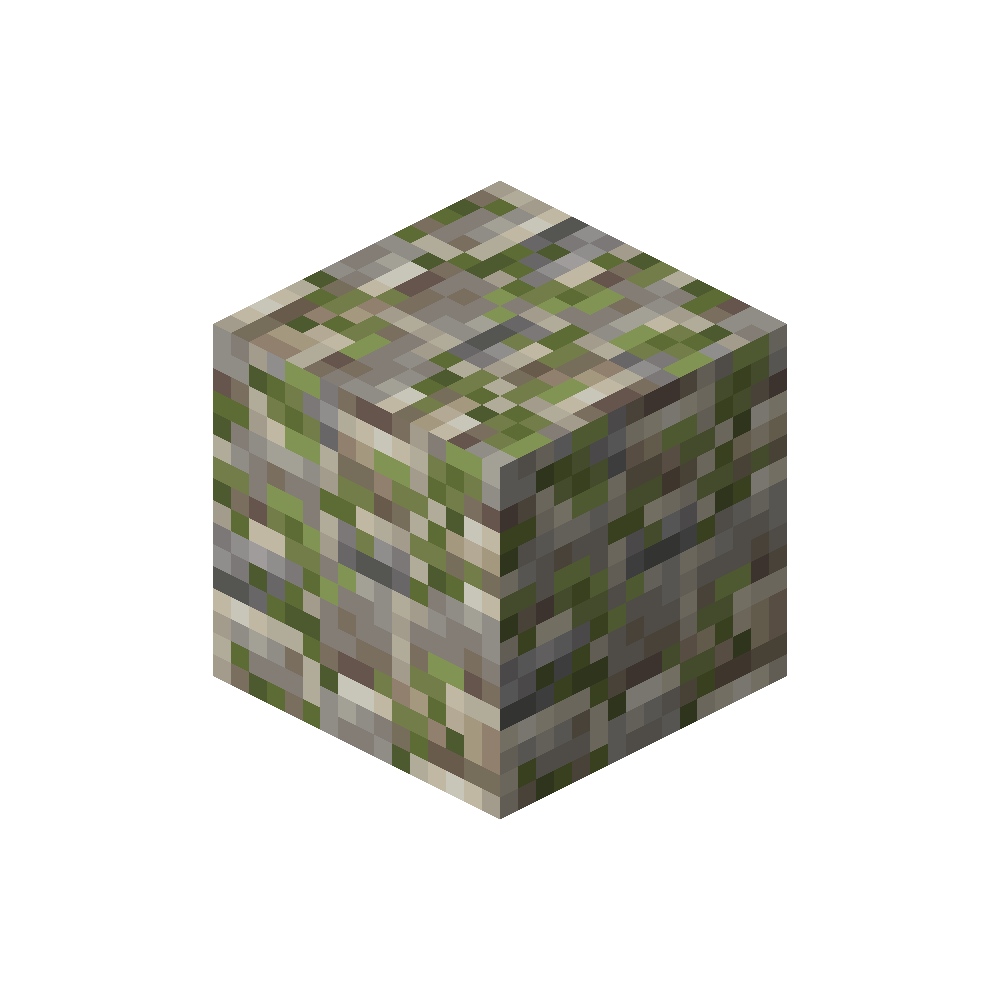 Mossy Alpine Gneiss Bricks