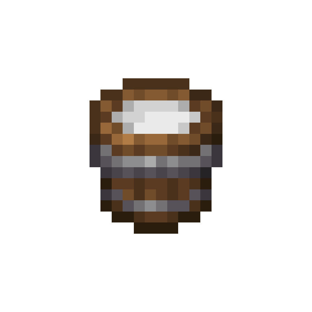 Wooden Bucket of Milk
