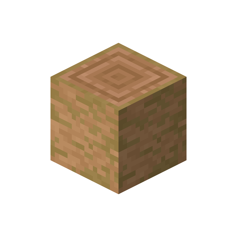 Stripped Jungle Log