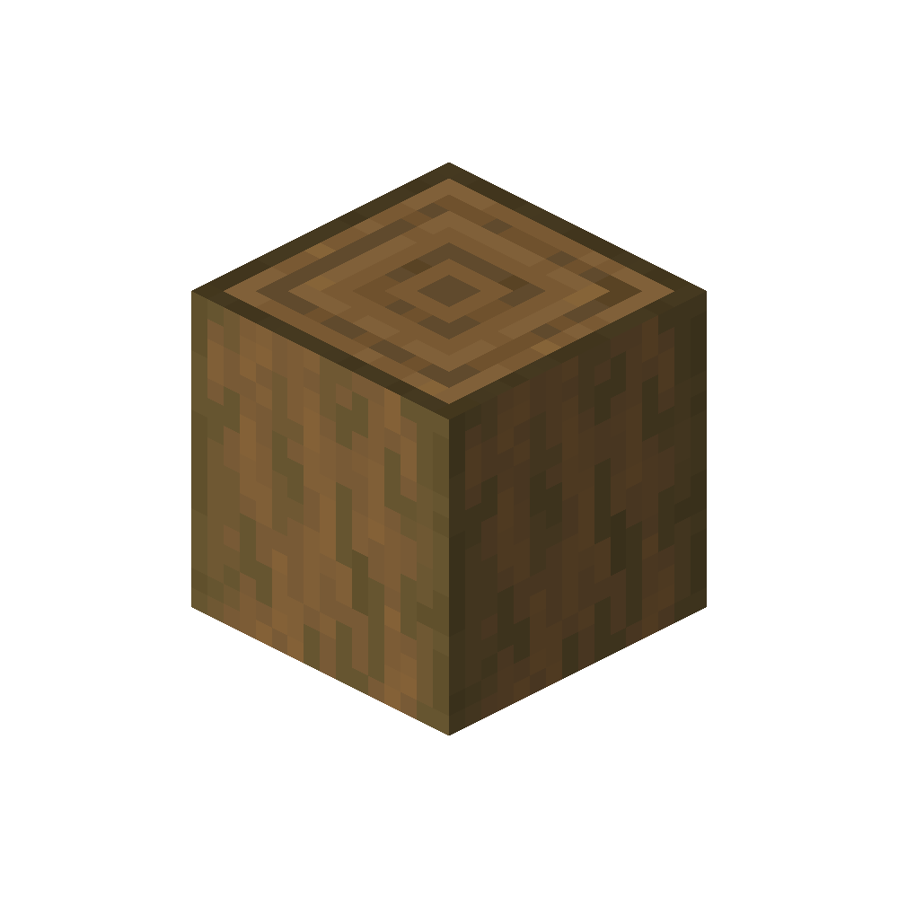 Stripped Spruce Log