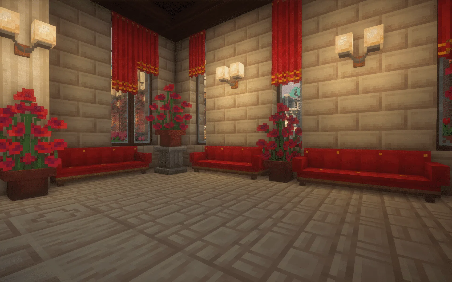 Crimson Waiting Room after a long day’s work